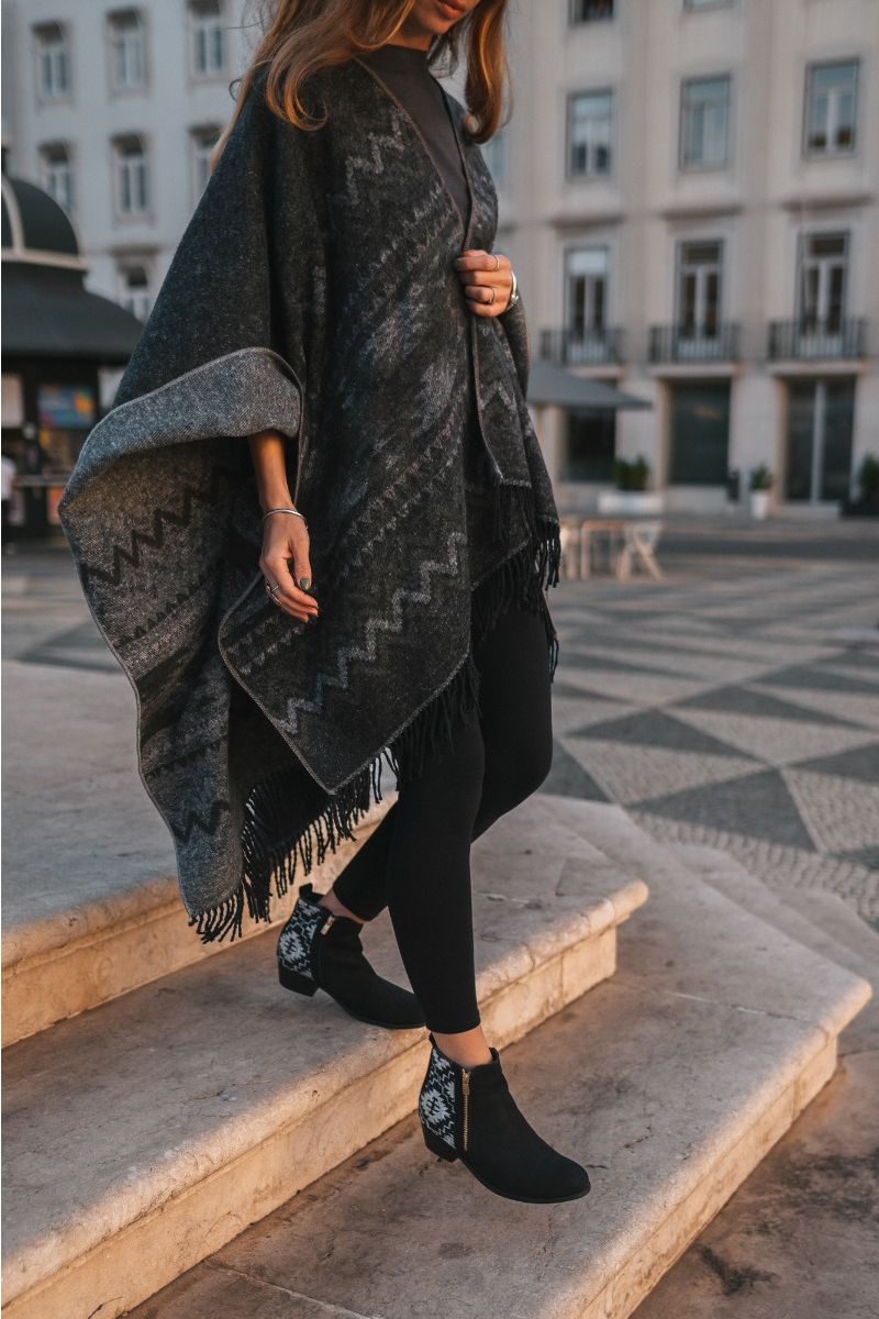 Geschenk Poncho cape wrap