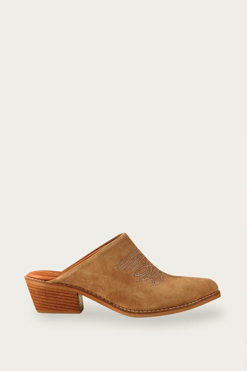 Embroidered Western Mule Catalina