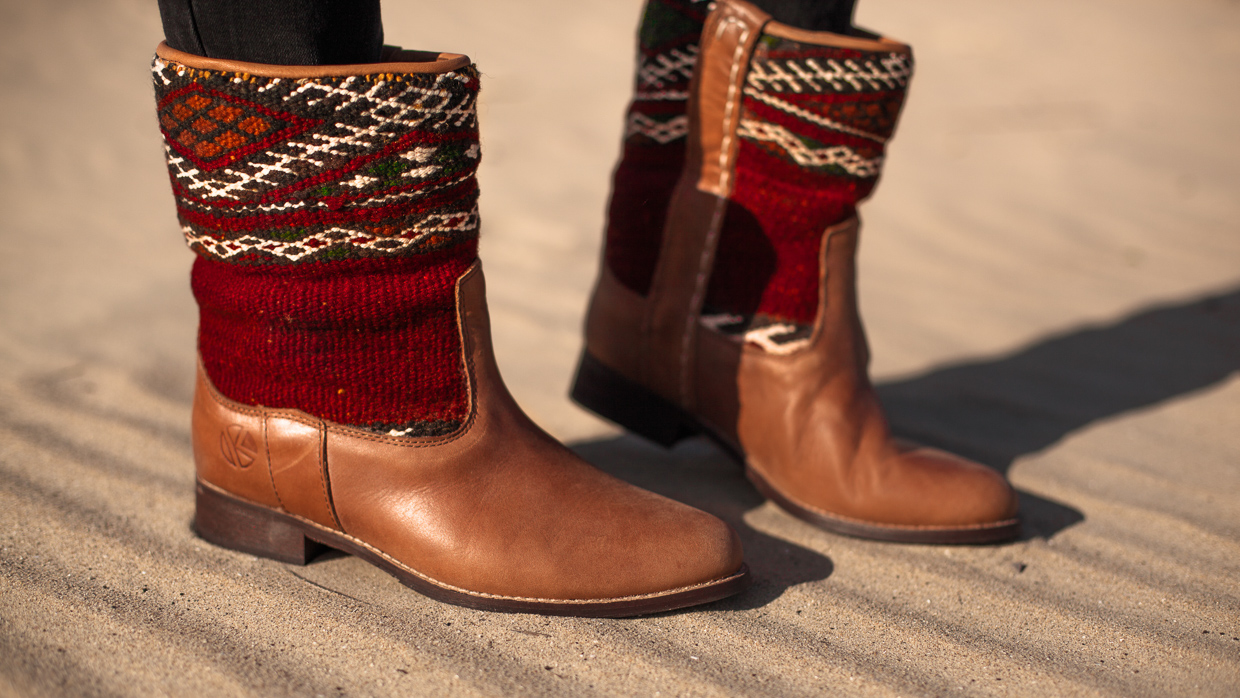 Bohemian Summer Style with the Jimi kilim Boots